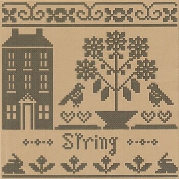 Spring - Monochromatic Series - Cross Stitch Pattern