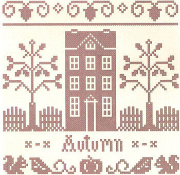 Autumn - Monochromatic Series - Cross Stitch Pattern