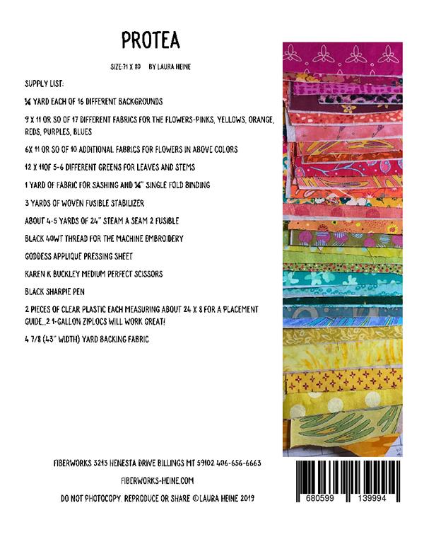 Protea - Quilt Pattern