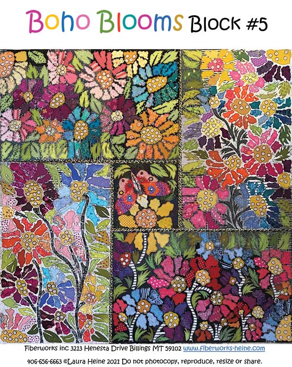 Boho Blooms #5 - Quilt Pattern