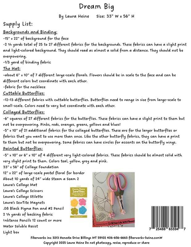 Dream Big - Applique Quilt Pattern