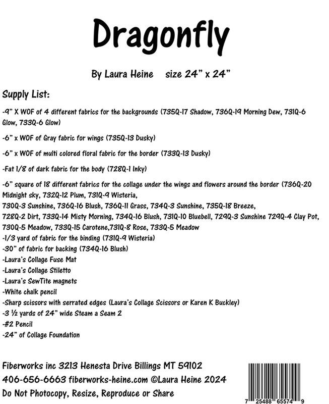 Dragonfly - Quilt Pattern