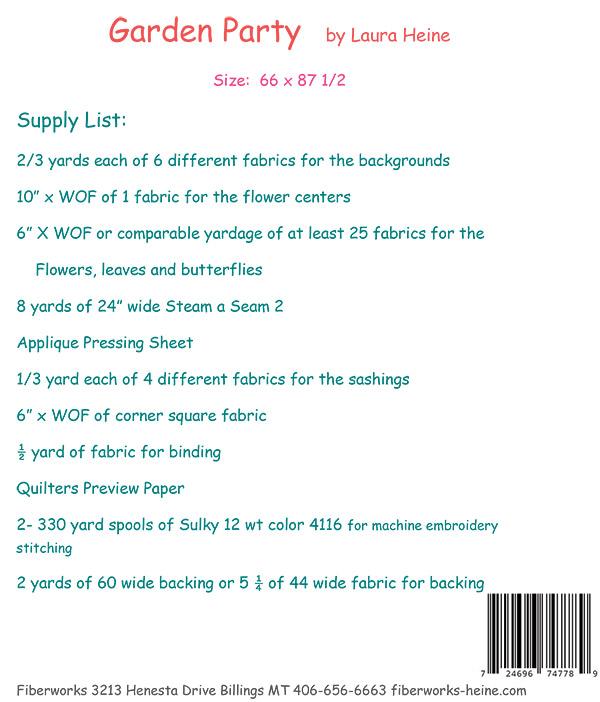 Garden Party - Quilt Pattern