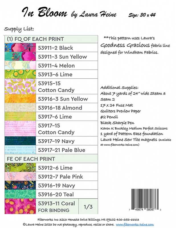 In Bloom - Quilt Pattern