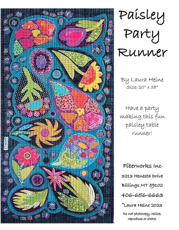 Paisley Party Runner - Quilt Pattern