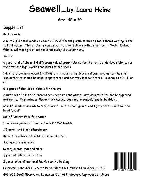 Seawell - Quilt Pattern