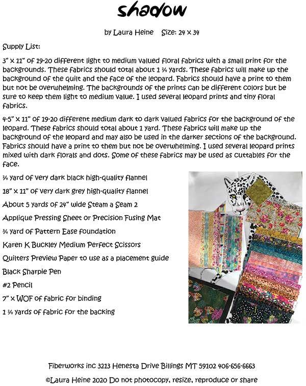Shadow - Quilt Pattern