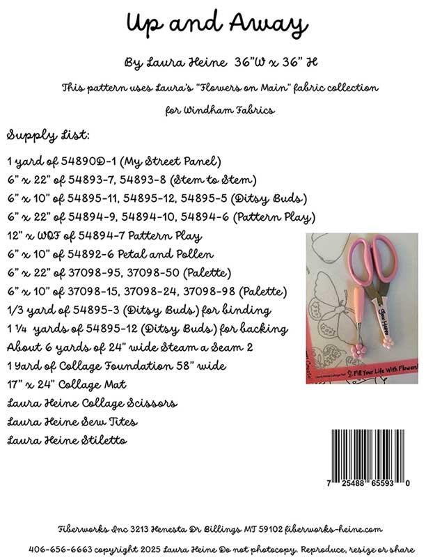 Up and Away - Applique Quilt Pattern