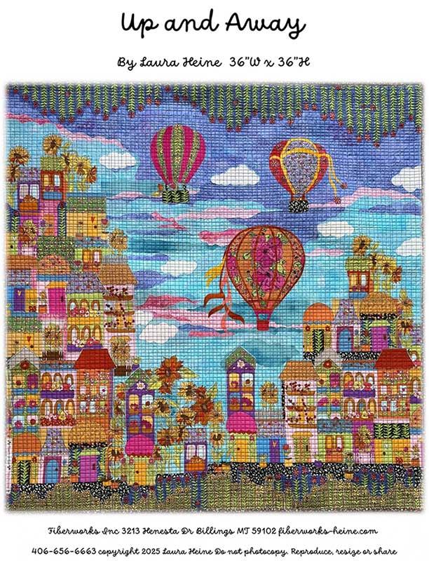 Up and Away - Applique Quilt Pattern