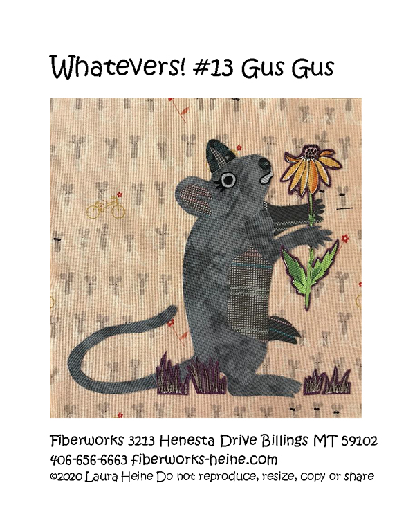 Whatevers #13 Gus - Quilt Pattern