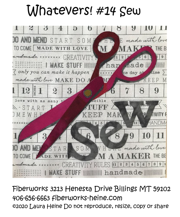 Whatevers #14 Sew - Quilt Pattern