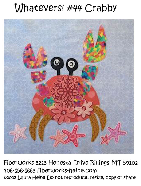 Whatevers #44 Crabby - Quilt Pattern