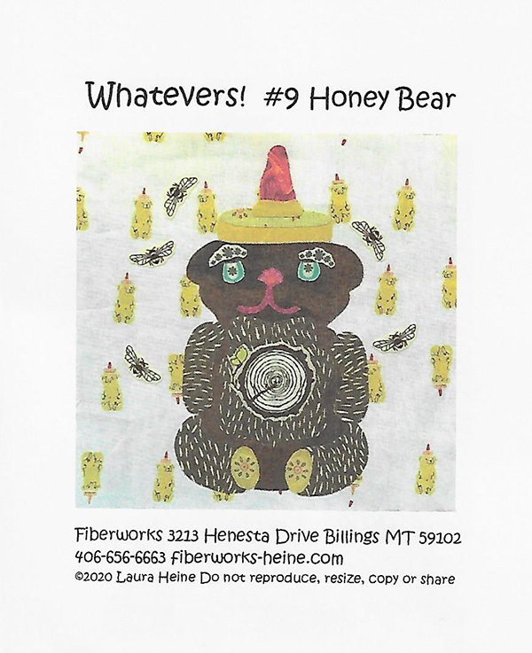 Whatevers #9 Honey Bear - Quilt Pattern