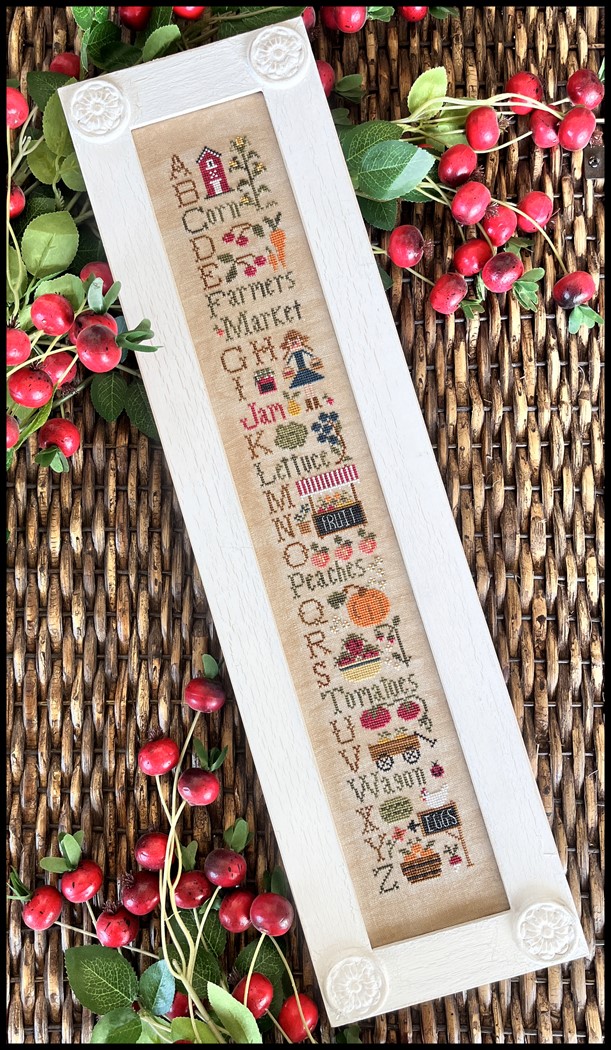 Farmers Market ABCs - Cross Stitch Pattern
