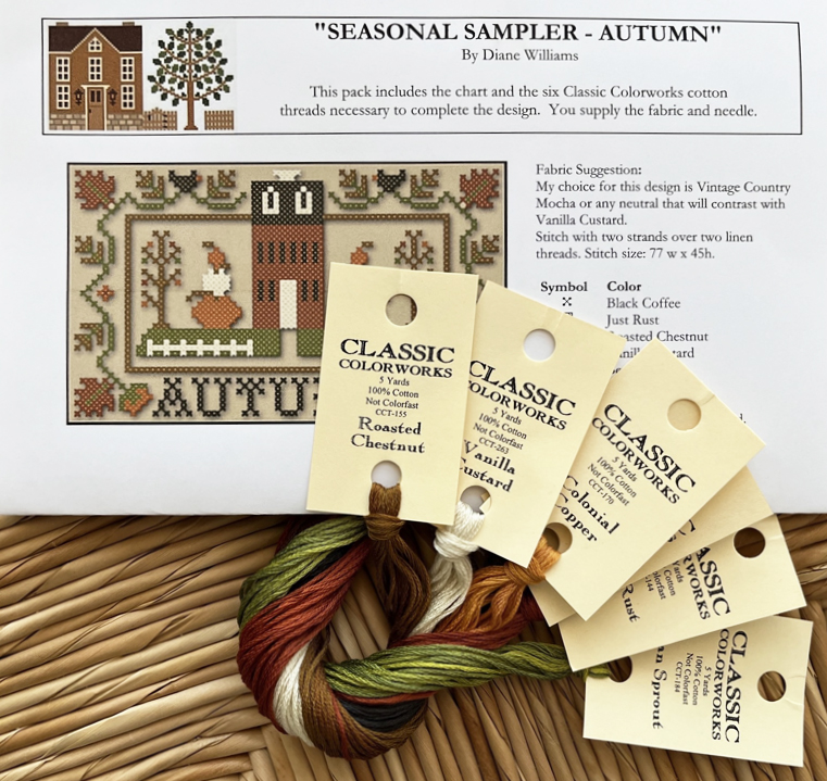 Seasonal Sampler Autumn (Chart Included)