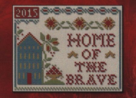 Home Of The Brave - Cross Stitch Pattern