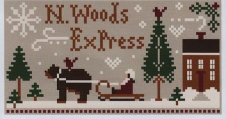 North Woods Express - Cross Stitch Pattern