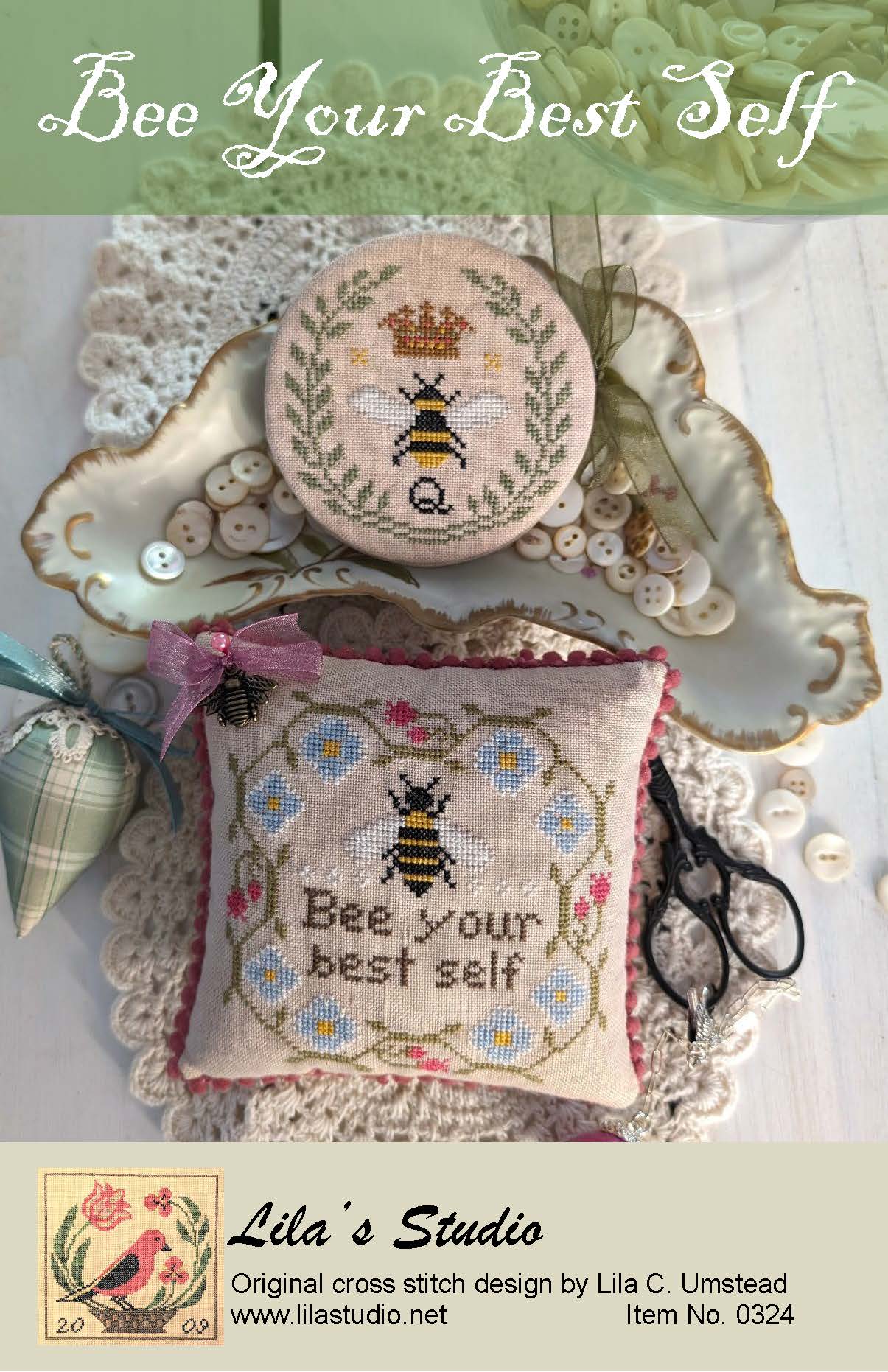 Bee Your Best Self - Cross Stitch Pattern