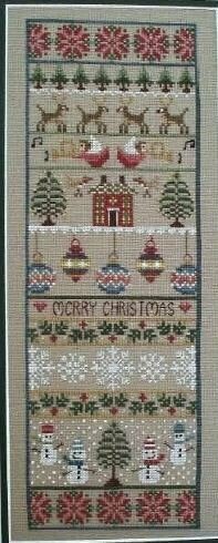 Merry Christmas - Cross Stitch Pattern