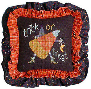 Trick or Treat - Lizzie Kate Halloween PDF Cross Stitch Patt