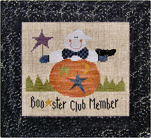 Boo-ster Club - Lizzie Kate Halloween Cross Stitch Pattern