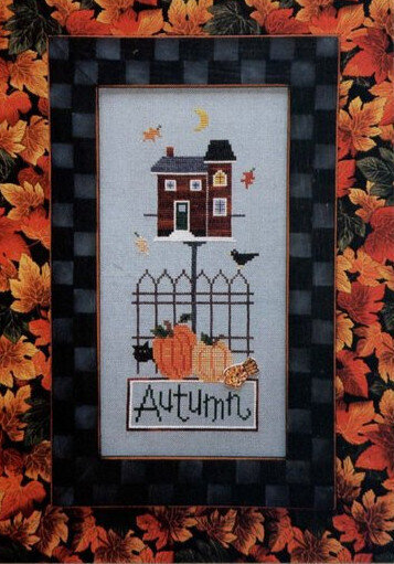 Autumn Button-Up (with button) - Cross Stitch Pattern
