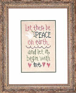 Let There be Peace - Cross Stitch Pattern