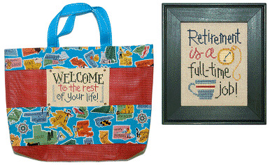 Retirement Crazy - Cross Stitch Pattern