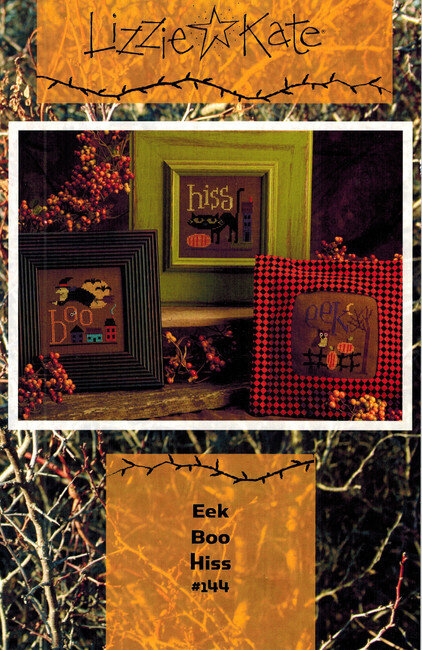 Eek Boo Hiss (with buttons) - Cross Stitch Pattern