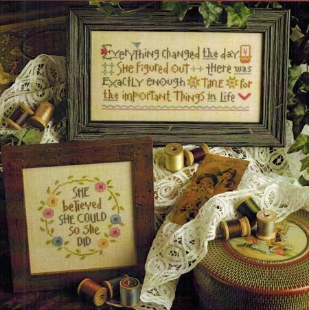 She Believed She Could - PDF Cross Stitch Pattern