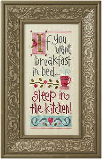 Breakfast in Bed - Cross Stitch Pattern