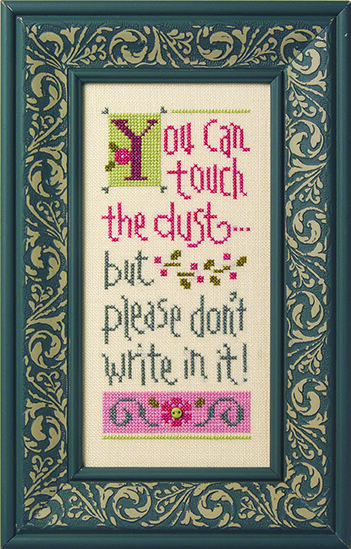 You Can Touch the Dust - Cross Stitch Pattern