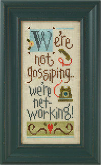 We're Not Gossiping - Cross Stitch Pattern