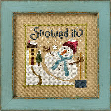 6 Fat Men Series - Snowed In - Cross Stitch Pattern
