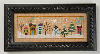 6 Fat Men Series - Snowy Day -  Cross Stitch Pattern