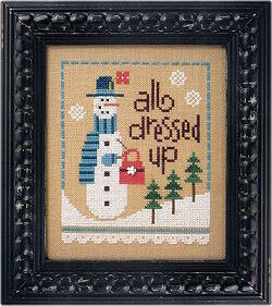 6 Snow Belles - All Dressed Up - Cross Stitch Pattern