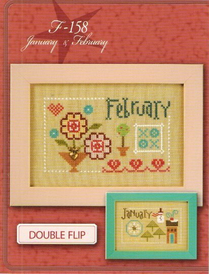 Yearbook - January & February - Cross Stitch Pattern