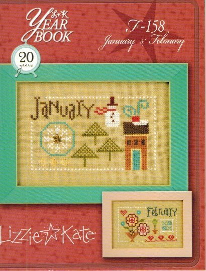 Yearbook - January & February - Cross Stitch Pattern