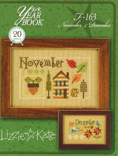 Yearbook - November & December - Cross Stitch Pattern