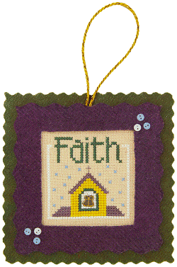 Faith - 12 Blessings of Christmas - Cross Stitch Pattern