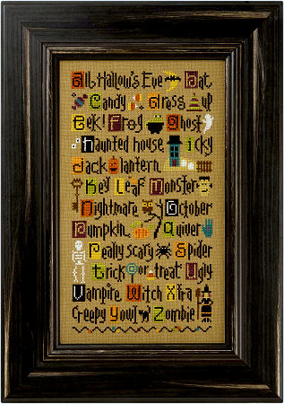 ABC Halloween - PDF Cross Stitch Pattern