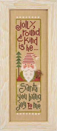 Jolly Round & Kind - Santa 2014 - PDF Cross Stitch Pattern