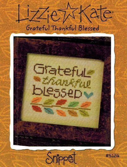 Grateful Thankful Blessed - Cross Stitch Pattern