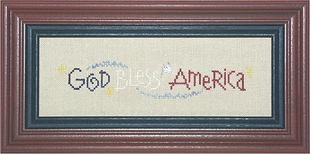 God Bless America - PDF Cross Stitch Pattern