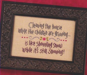Cleaning the House - Cross Stitch Pattern