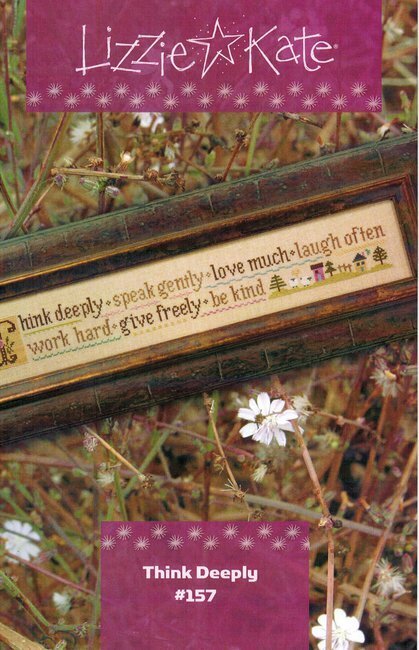 Think Deeply - PDF Cross Stitch Pattern