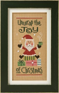 Unwrap the Joy Santa 2012 - PDF Cross Stitch Pattern