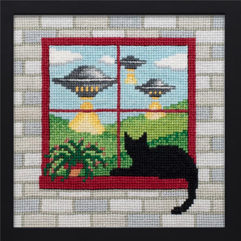 What the Cat Saw: Close Encounters - Cross Stitch Pattern