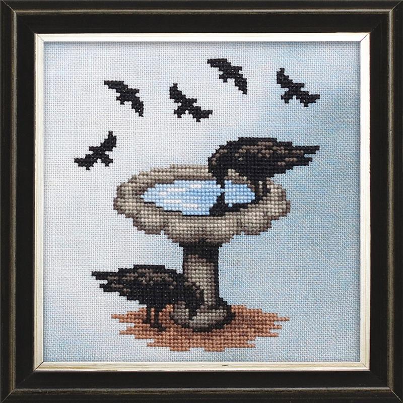 Narcissus the Crow - Cross Stitch Pattern