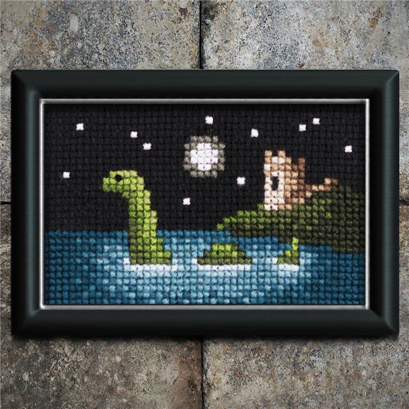 Moonlight Nessie - Cross Stitch Pattern